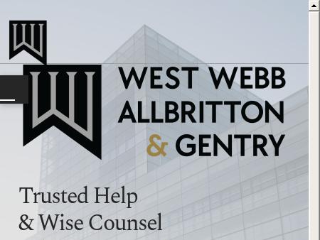 West, Webb, Allbritton & Gentry, PC