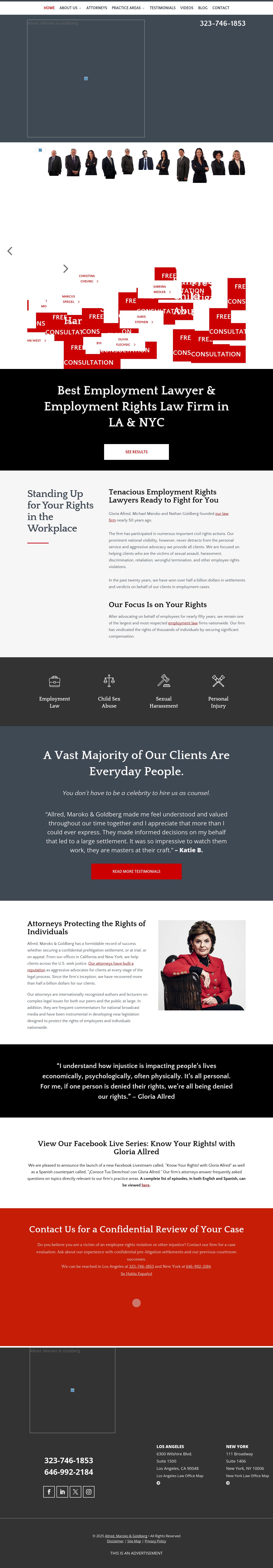 Allred, Maroko & Goldberg - Los Angeles CA Lawyers