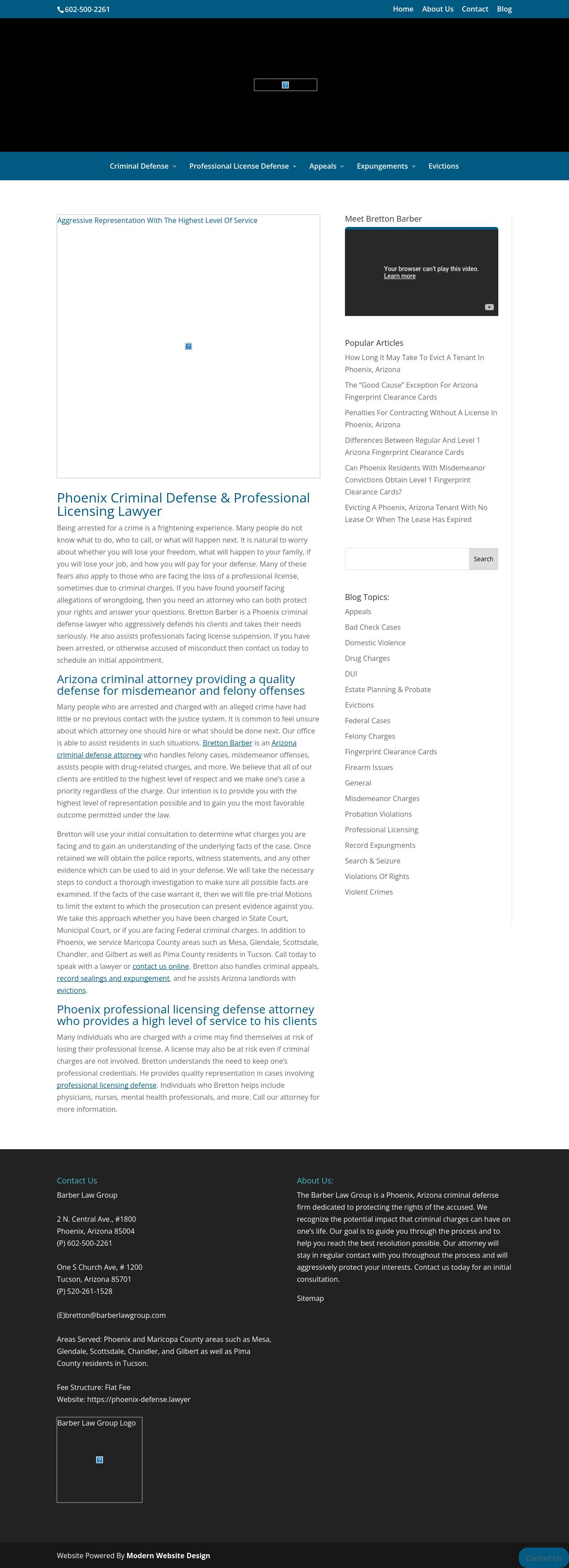 Barber Law Group PLLC - Phoenix AZ Lawyers