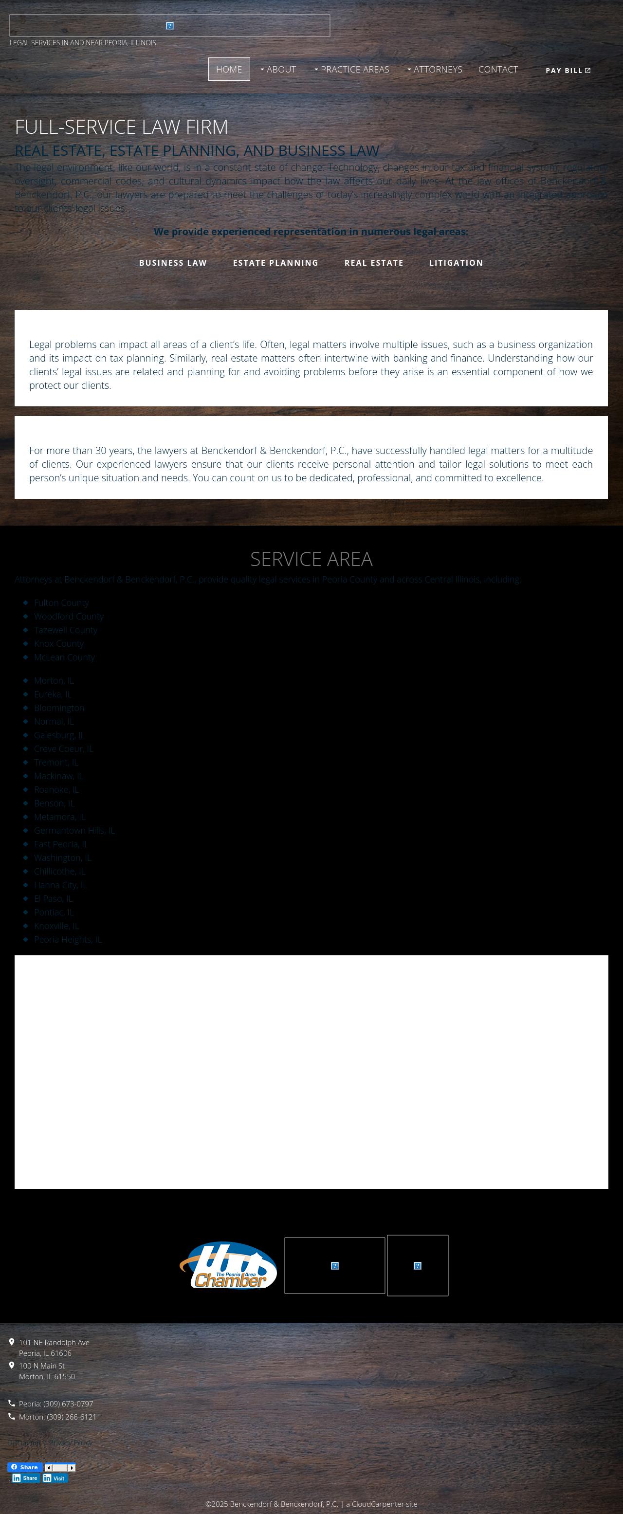 Benckendorf & Benckendorf, P.C. - Morton IL Lawyers