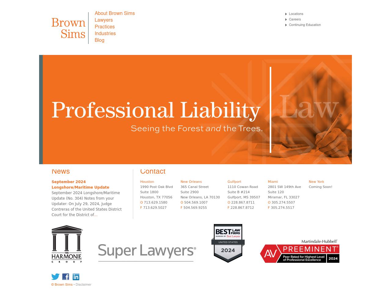 Brown Sims, P.C. - Miami FL Lawyers