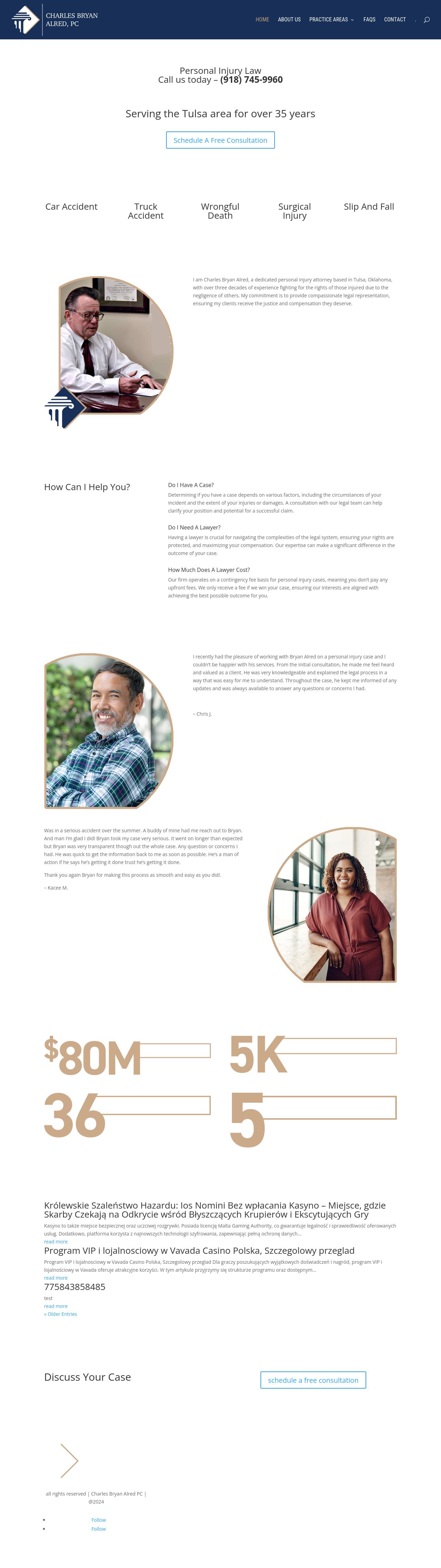 Charles Bryan Alred, PC - Tulsa OK Lawyers