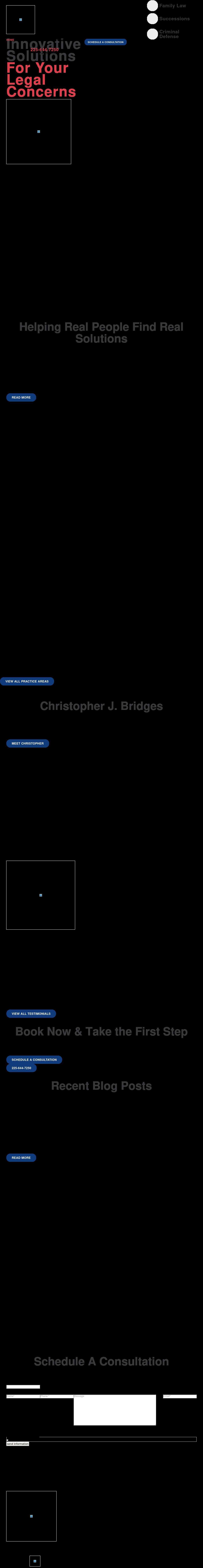 Christopher J. Bridges, Attorney at Law - Gonzales LA Lawyers