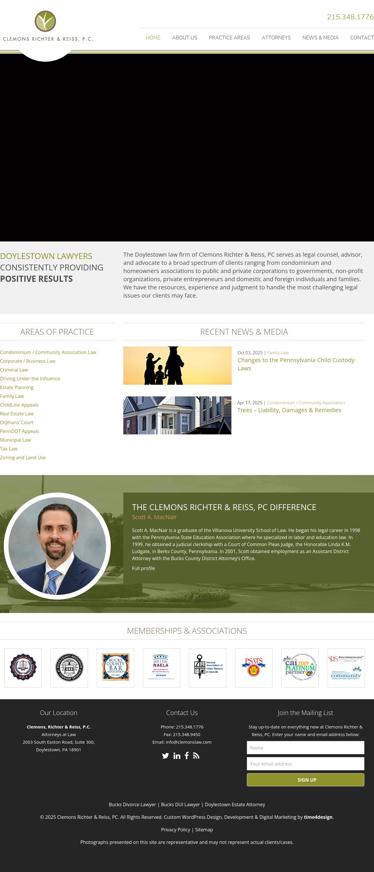 Clemons, Richter & Reiss, P.C. - Doylestown PA Lawyers