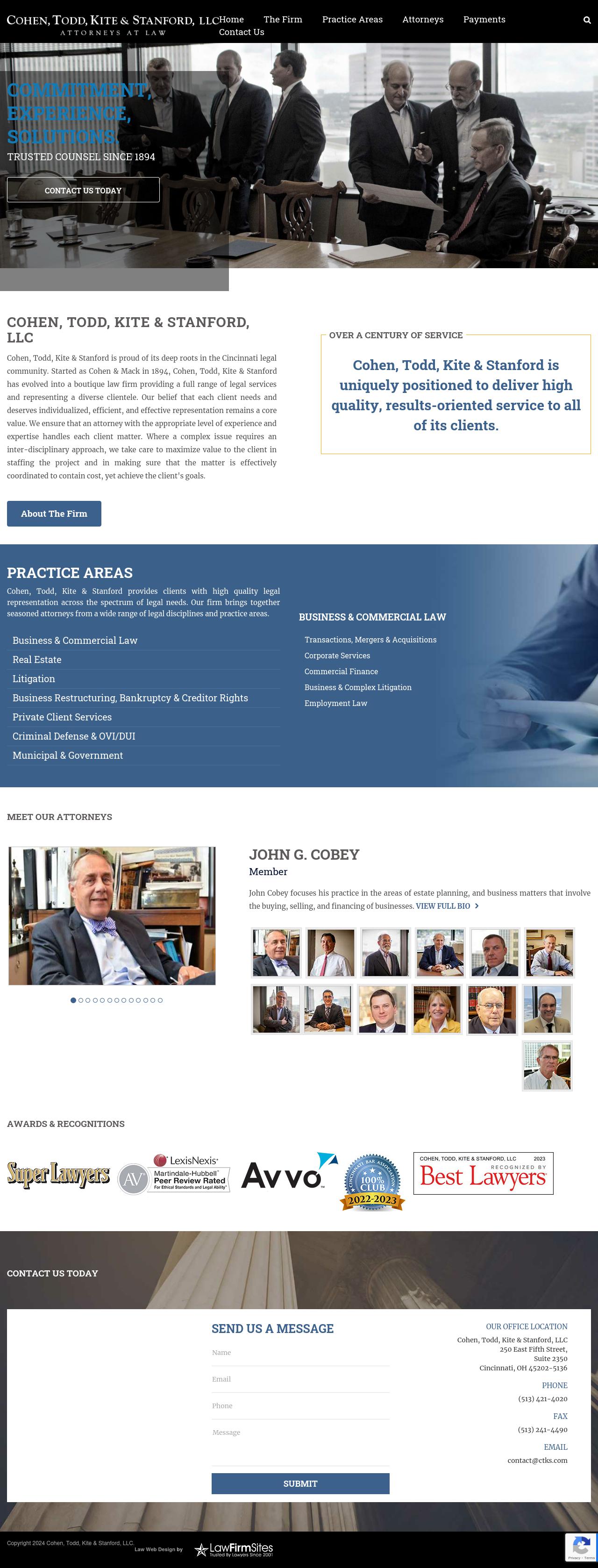 Cohen, Todd, Kite & Stanford, LLC - Cincinnati OH Lawyers