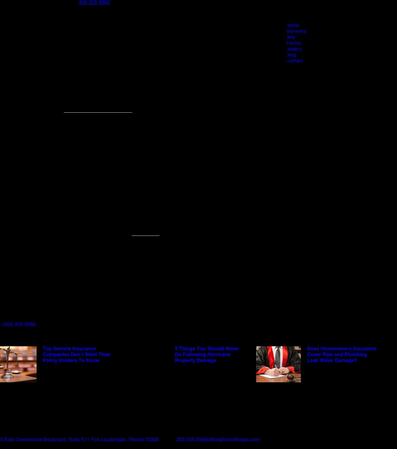 David Low & Associates, P.A. - Miami FL Lawyers