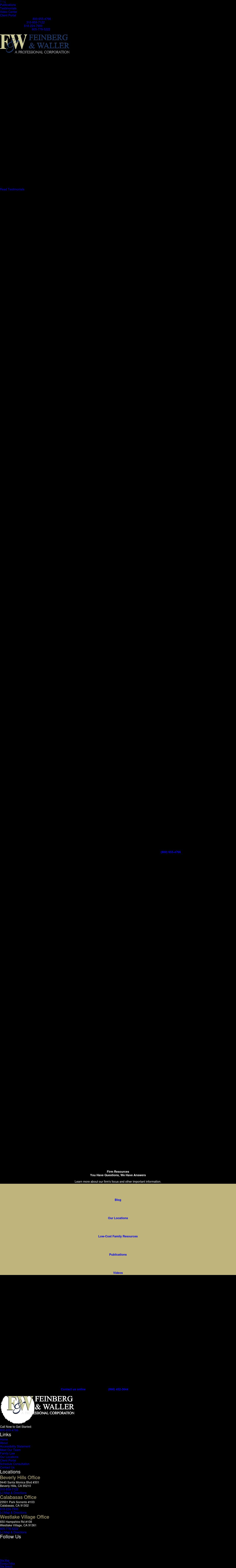 Feinberg & Waller - Calabasas CA Lawyers