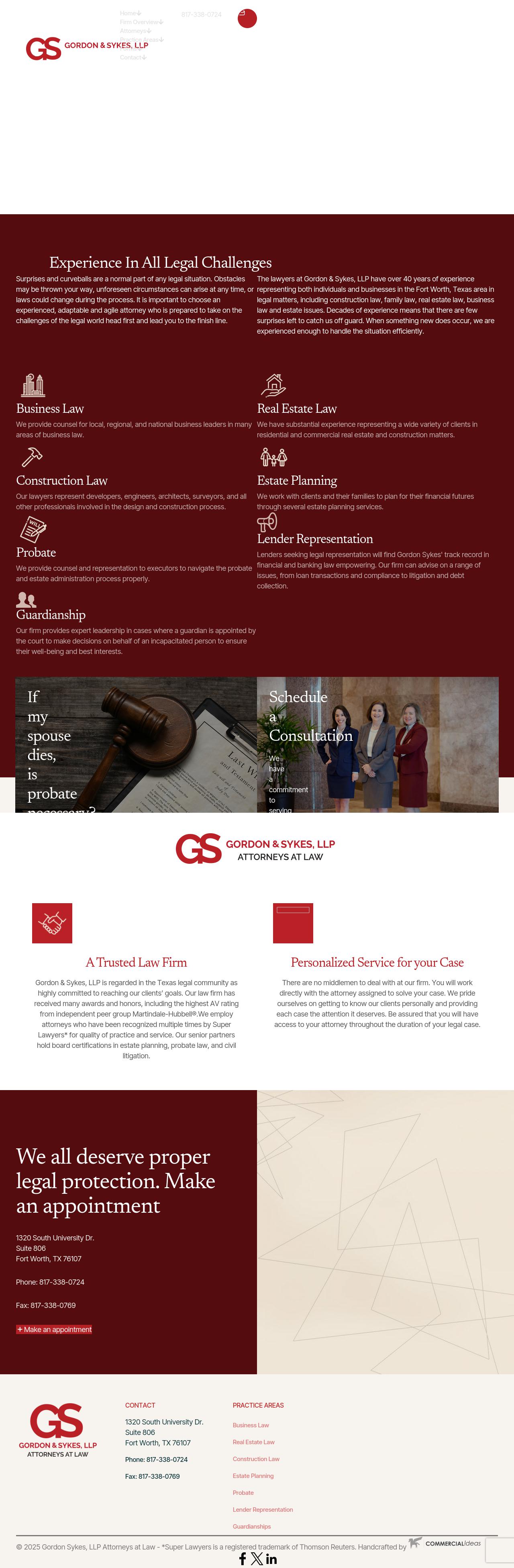 Gordon & Sykes, LLP - Fort Worth TX Lawyers
