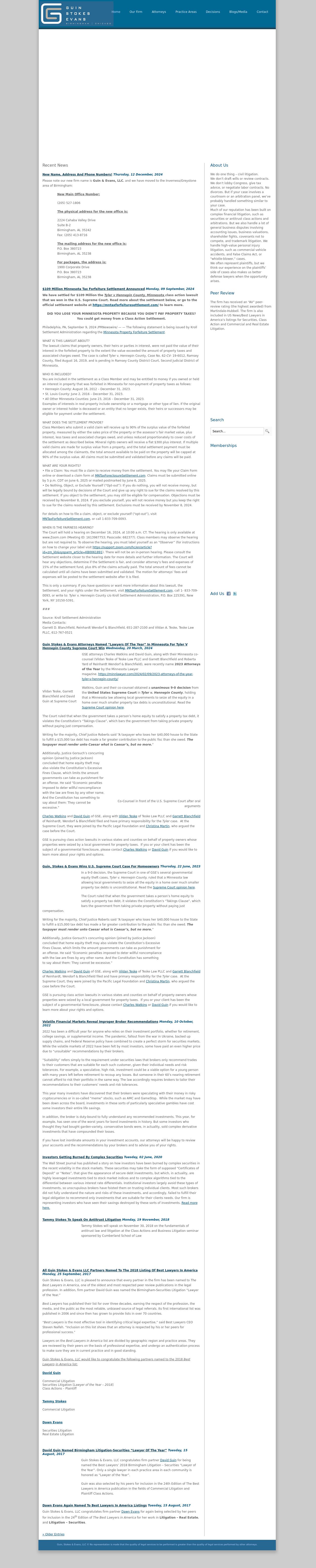 Guin, Stokes & Evans, LLC - Chicago IL Lawyers