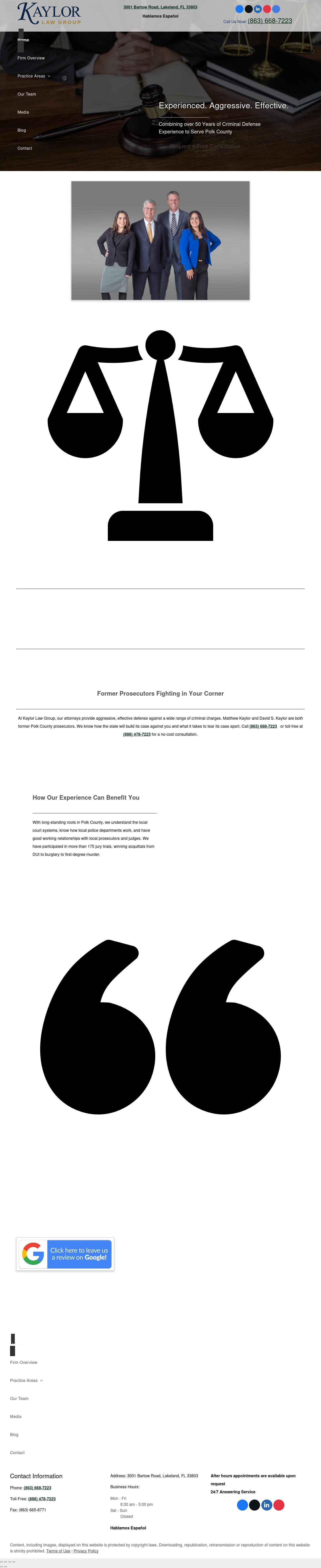 Kaylor Law Group - Winter Haven FL Lawyers