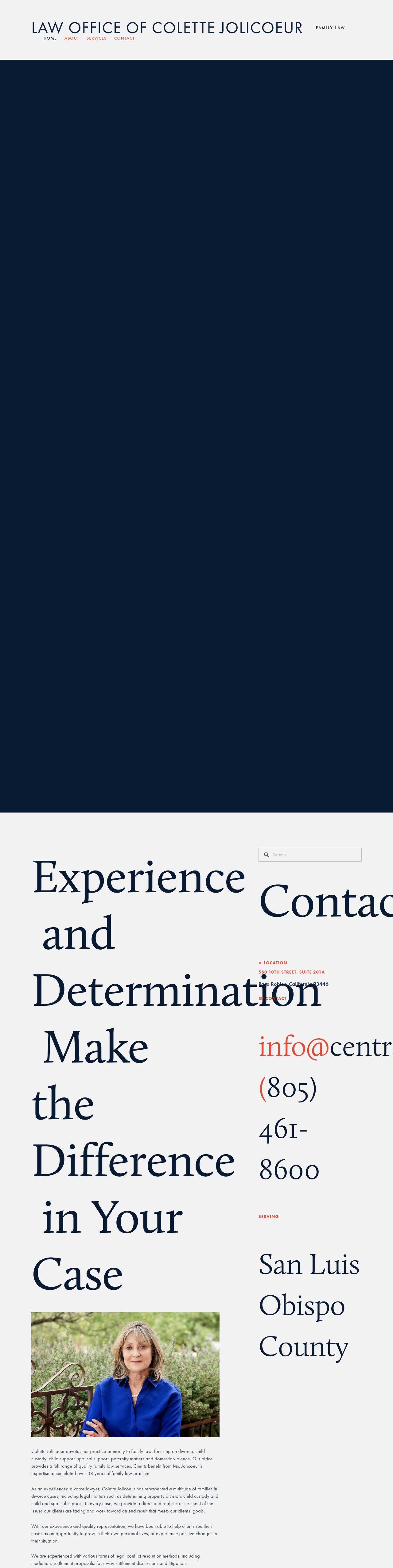 Law Office of Colette Jolicoeur - Atascadero CA Lawyers