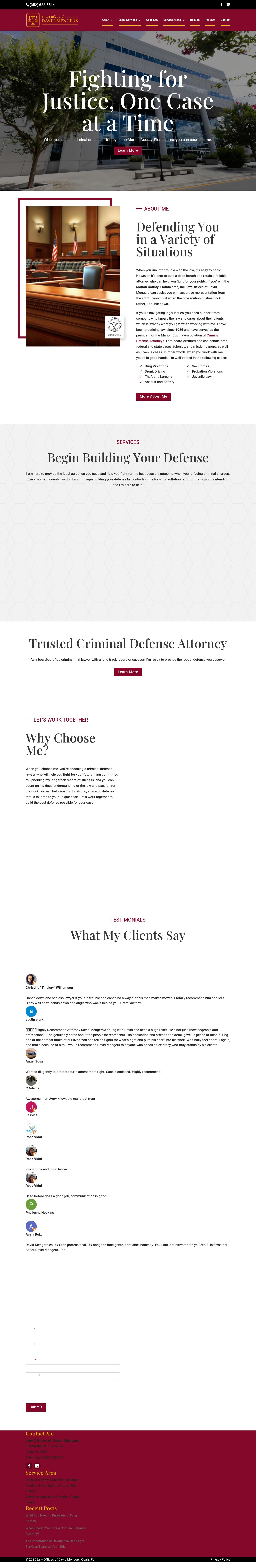 Law Office of David Mengers - Ocala FL Lawyers