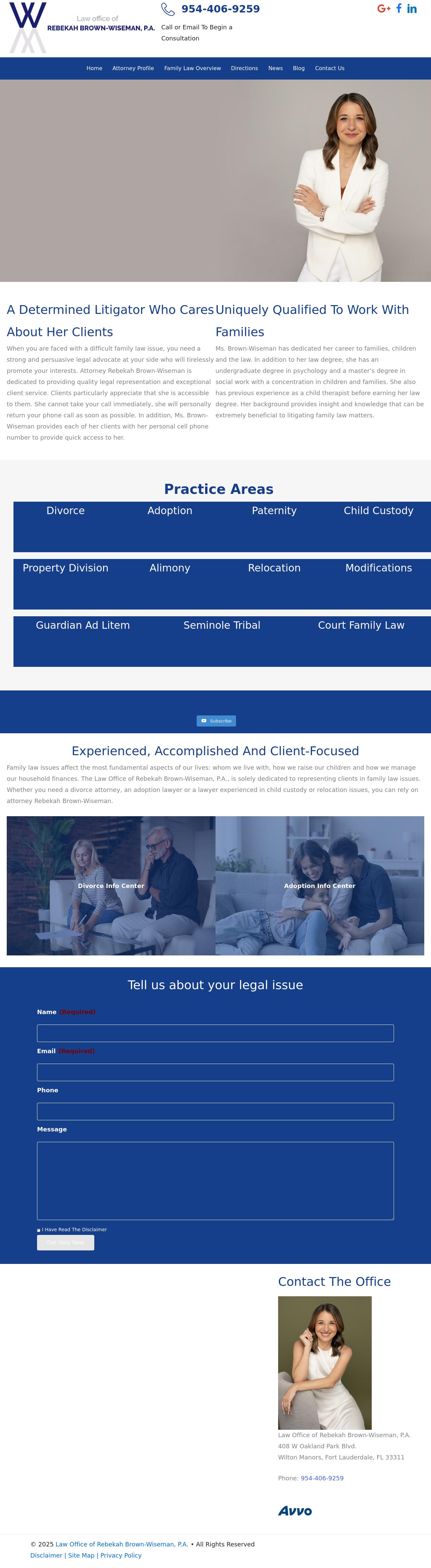 Law Office of Rebekah Brown-Wiseman, P.A. - Fort Lauderdale FL Lawyers