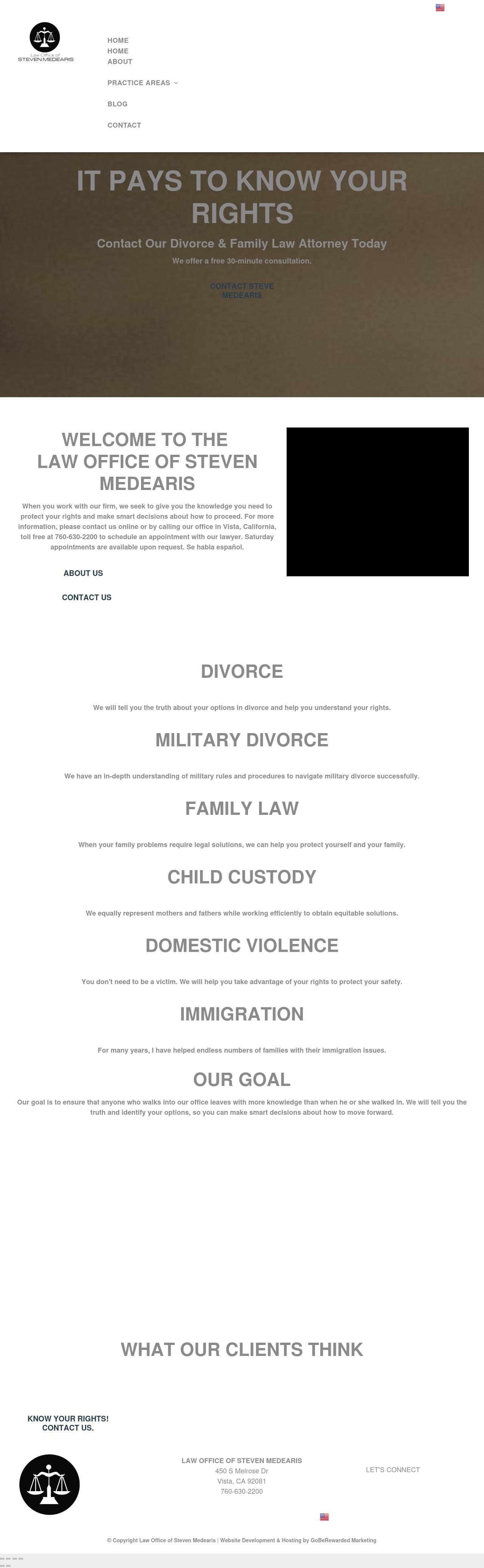 Law Office of Steven Medearis - Vista CA Lawyers