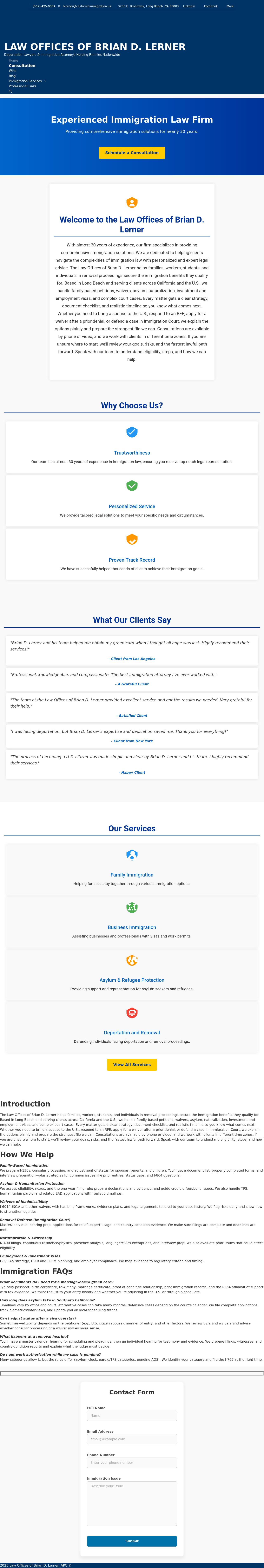 Law Offices Of Brian D. Lerner, A Professional Corporation - Los Angeles CA Lawyers