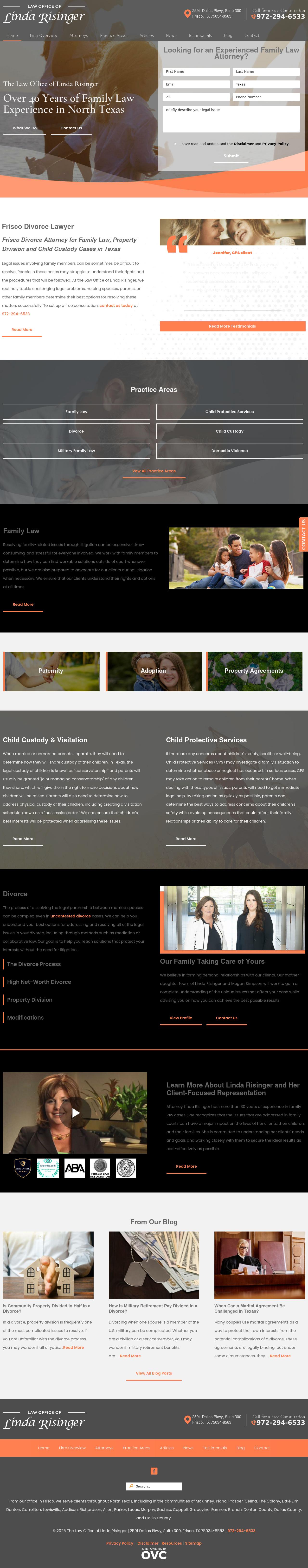 Law Offices of Linda Risinger - Frisco TX Lawyers