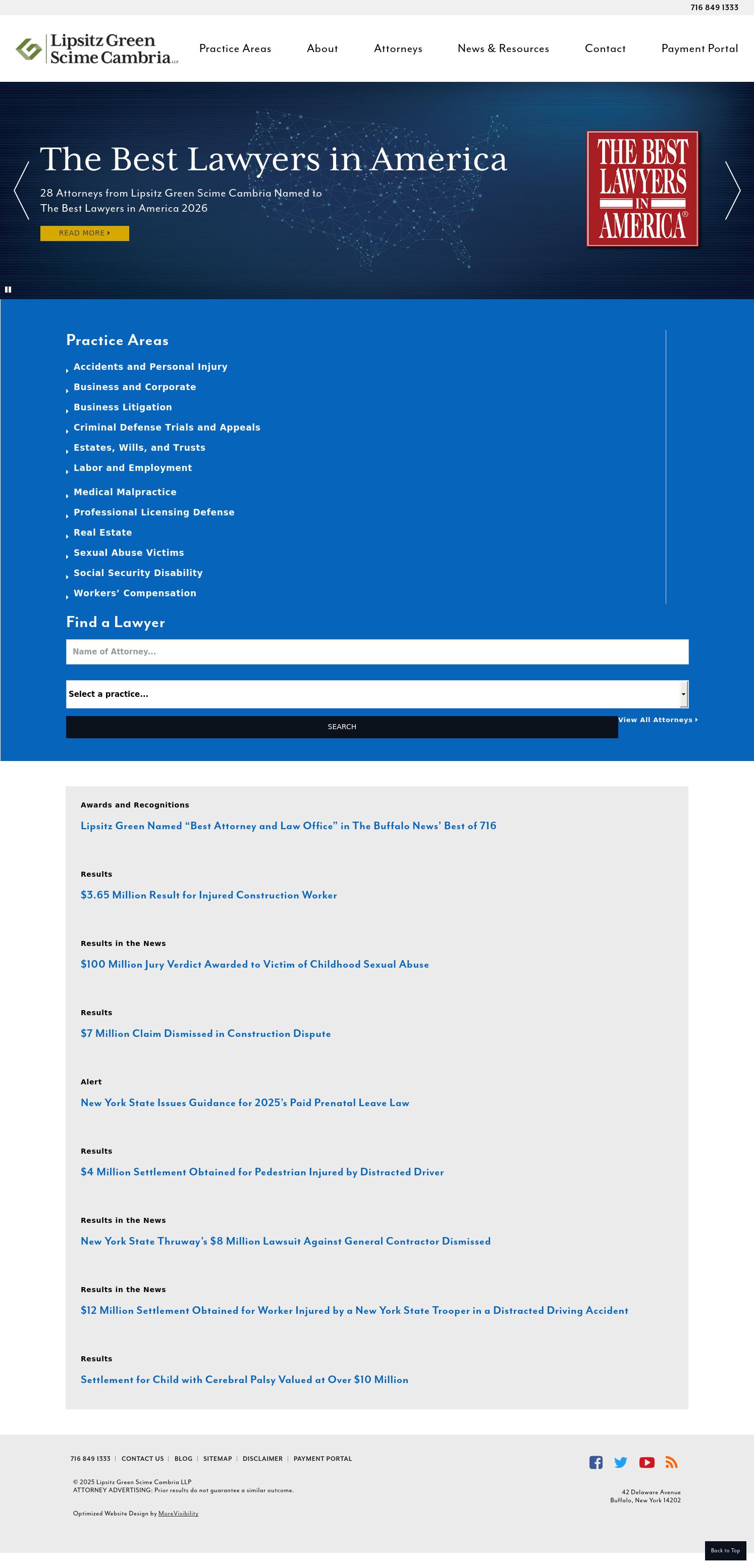 Lipsitz Green Scime Cambria LLP - Buffalo NY Lawyers