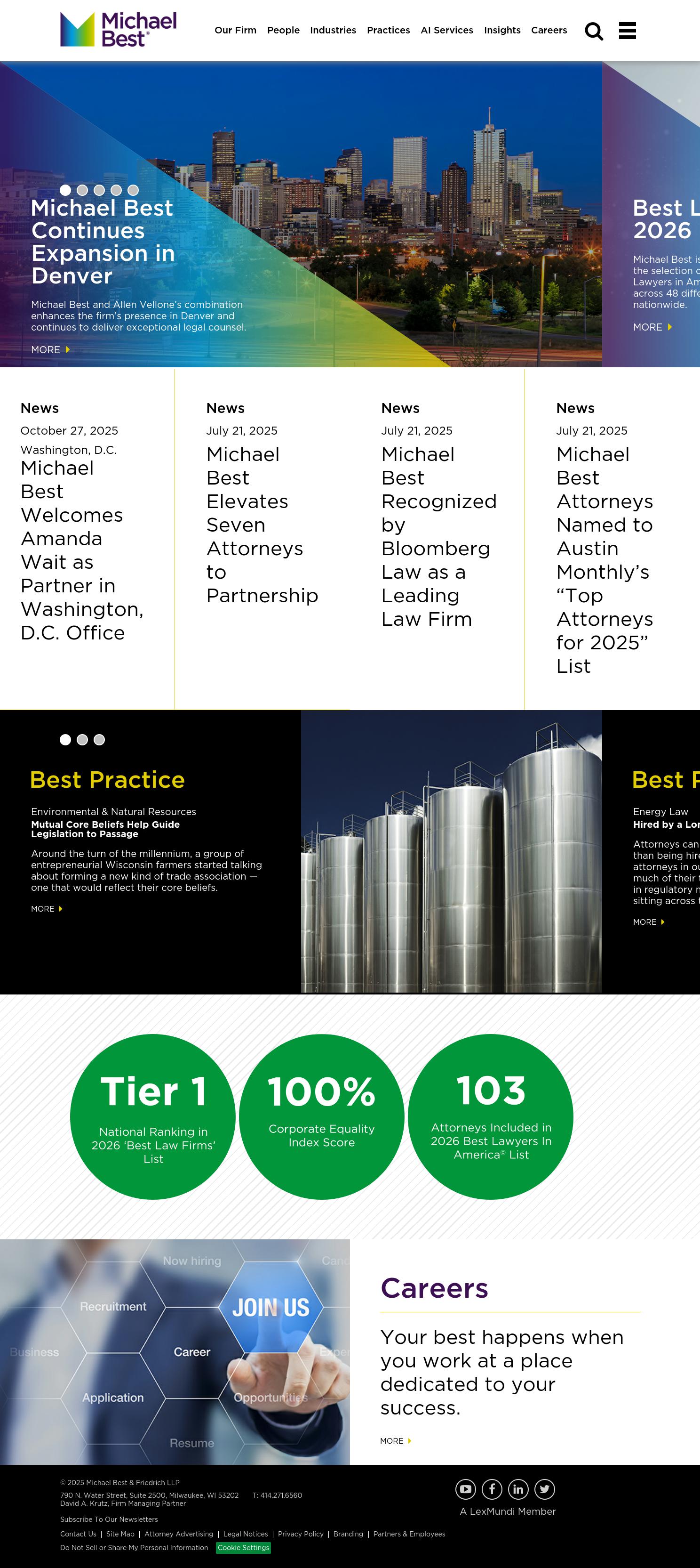 Michael Best & Friedrich LLP - Madison WI Lawyers