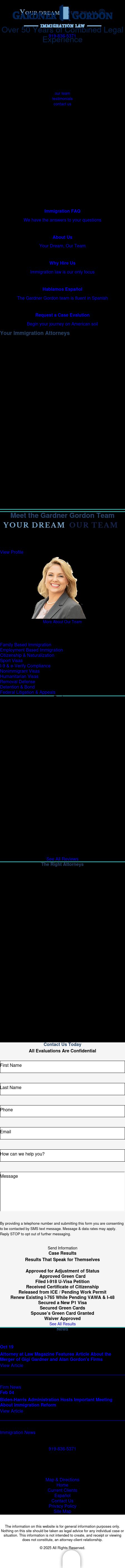 Alan Gordon Immigration Law - Charlotte NC Lawyers