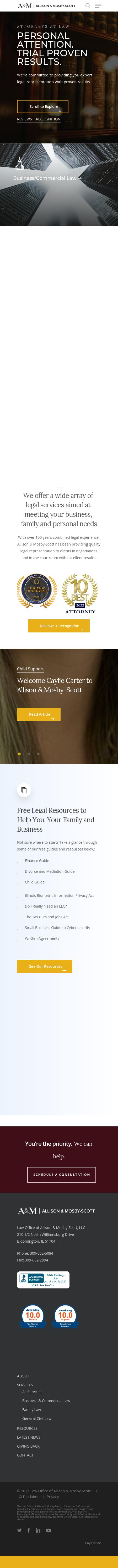 Allison & Mosby-Scott Law Office - Bloomington IL Lawyers