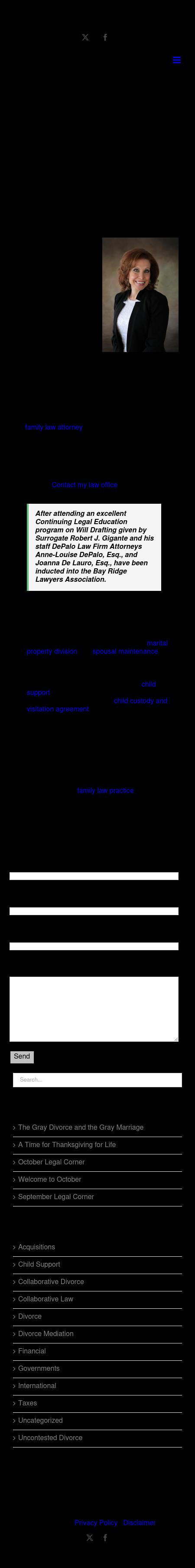 Anne-Louise DePalo, Esq. - Staten Island NY Lawyers