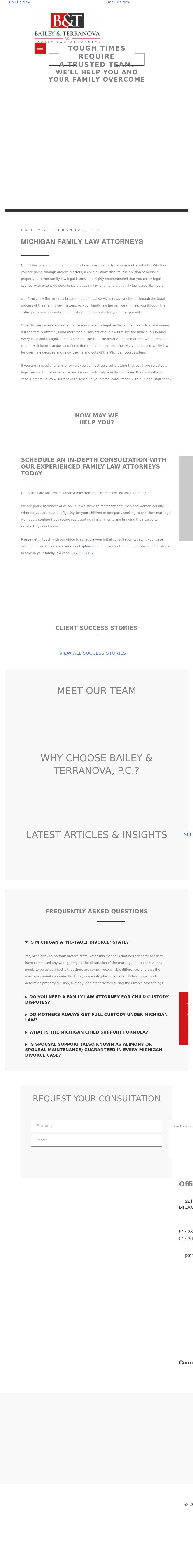 Bailey Smith & Bailey PC - Okemos MI Lawyers