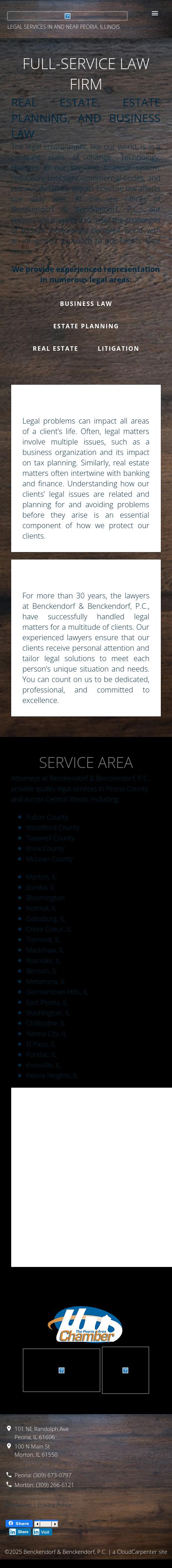 Benckendorf & Benckendorf, P.C. - Peoria IL Lawyers