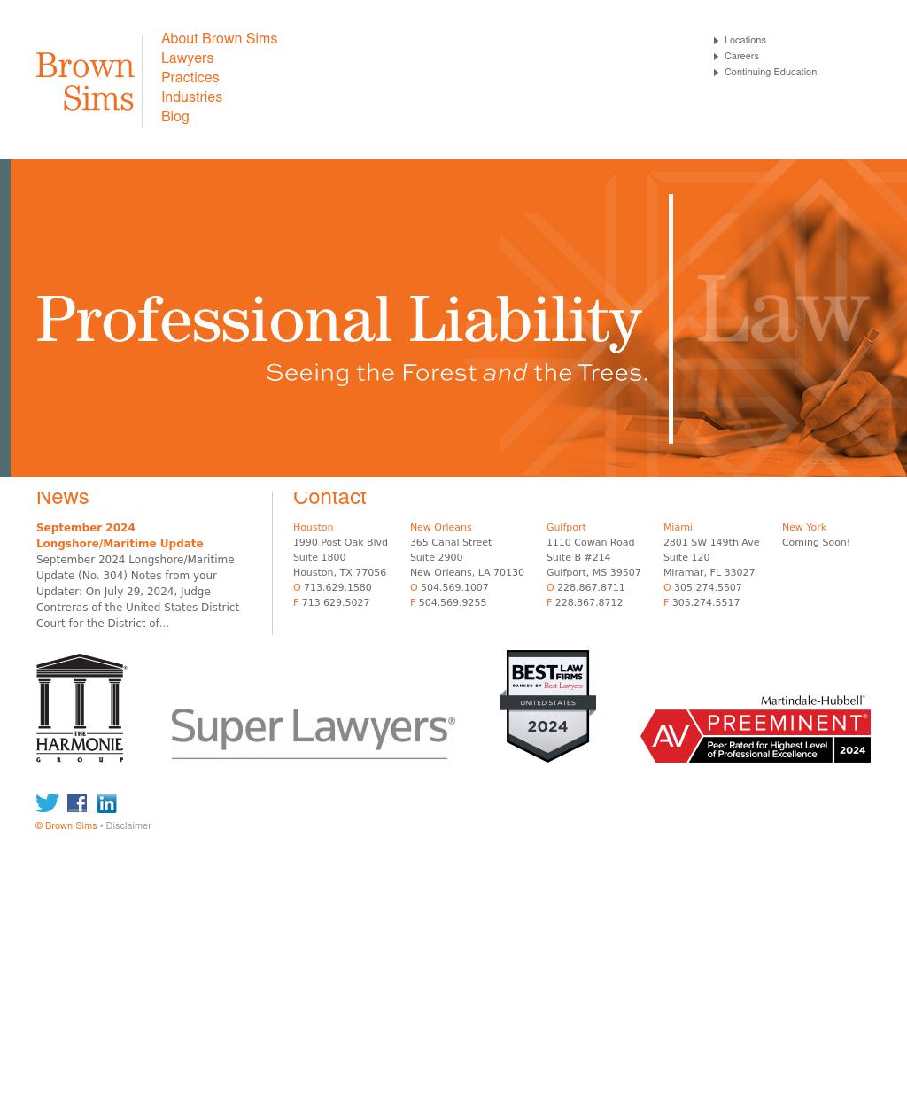 Brown Sims, P.C. - Miami FL Lawyers