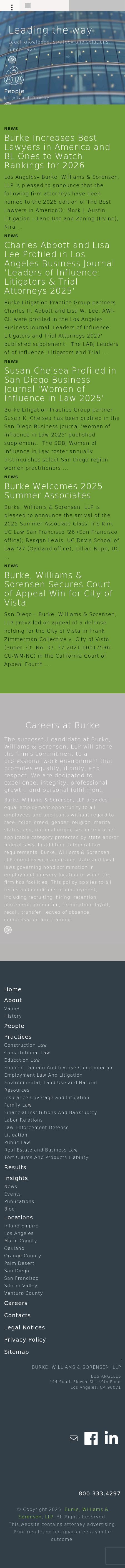 Burke, Williams & Sorensen, LLP - Camarillo CA Lawyers