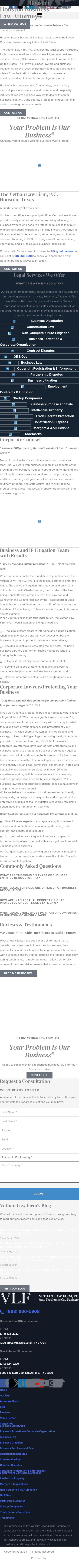 Vethan Law Firm P.C. - Houston TX Lawyers