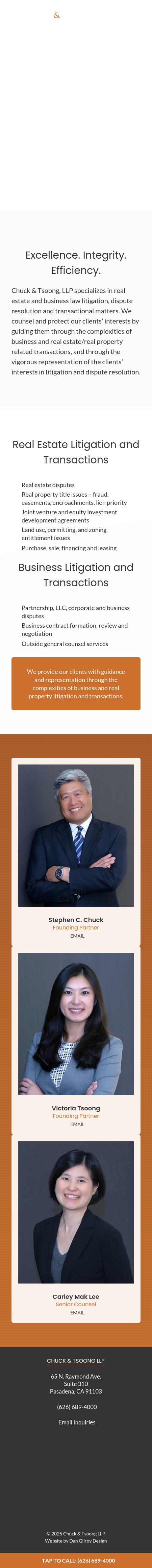 Chuck & Tsoong, LLP - Pasadena CA Lawyers