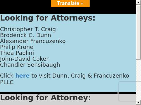 Cook Craig & Francuzenko, PLLC - Fairfax VA Lawyers