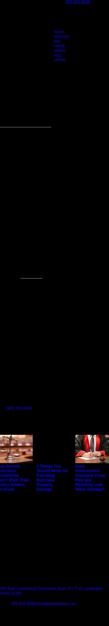 David Low & Associates, P.A. - Miami FL Lawyers