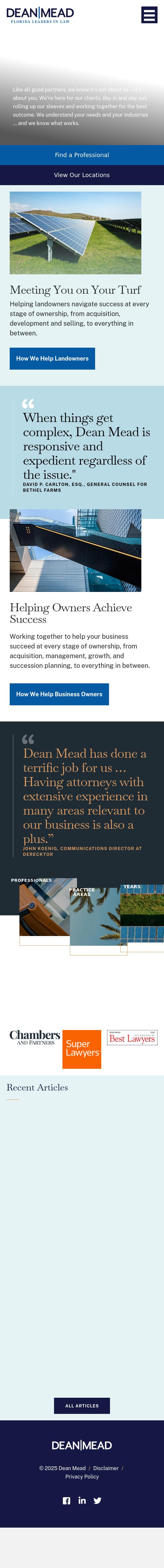 Dean, Mead, Minton & Zwemer - Fort Pierce FL Lawyers