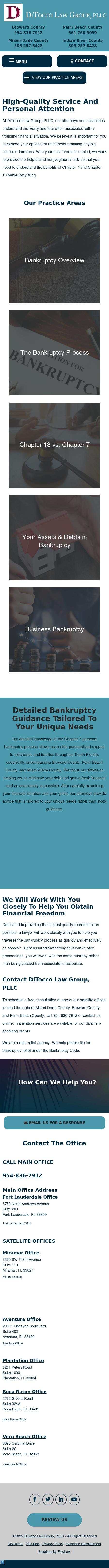 DiTocco Law Group, PLLC - Plantation FL Lawyers