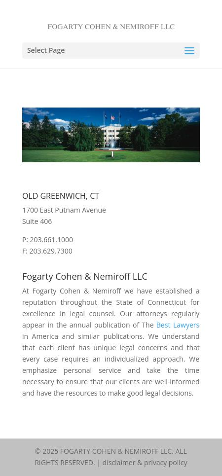 Fogarty Cohen Selby & Nemiroff LLC - Old Greenwich CT Lawyers