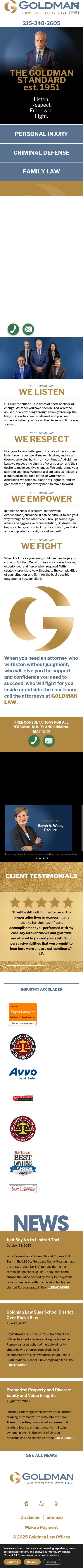 Goldman Law Offices - Doylestown PA Lawyers