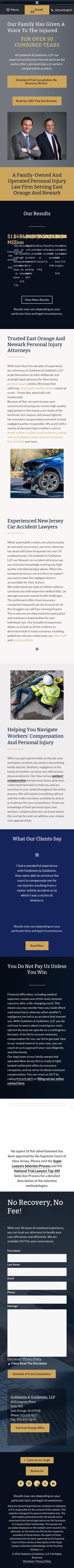 Goldstein & Goldstein, LLP - East Orange NJ Lawyers