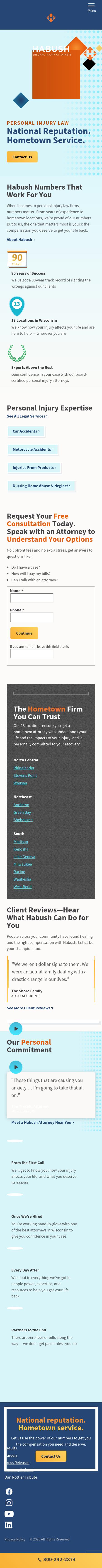 Habush Habush & Rottier S.C. - West Bend WI Lawyers