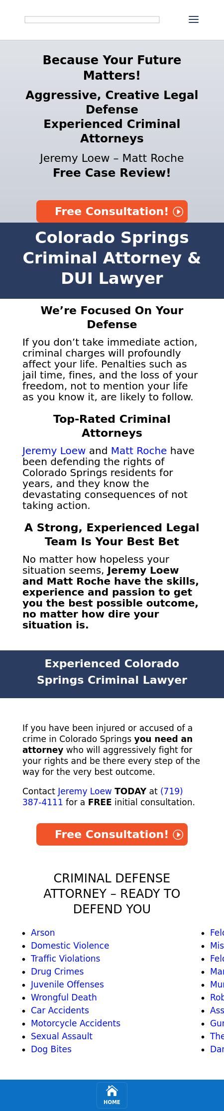 Law Office Of Jeremy Loew - Colorado Springs CO Lawyers