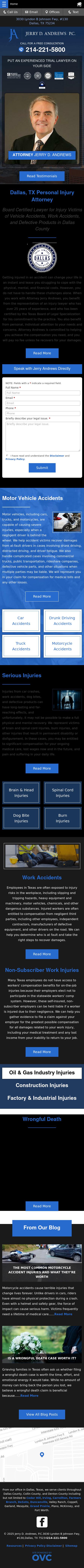 Jerry D. Andrews, P.C. - Dallas TX Lawyers