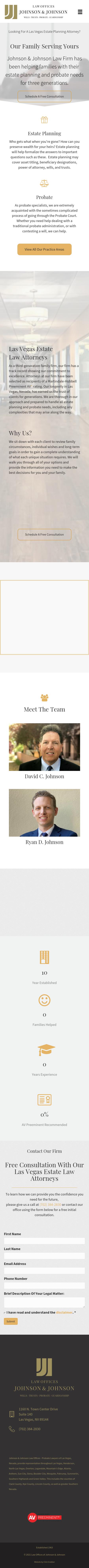 Johnson & Johnson Law Offices - Las Vegas NV Lawyers