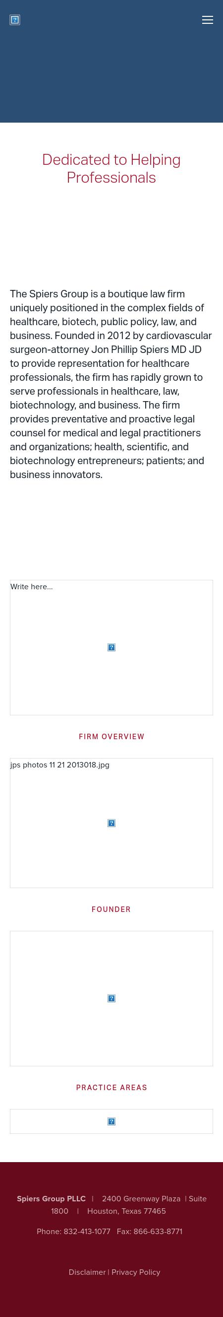 JP Spiers PLLC - Houston TX Lawyers