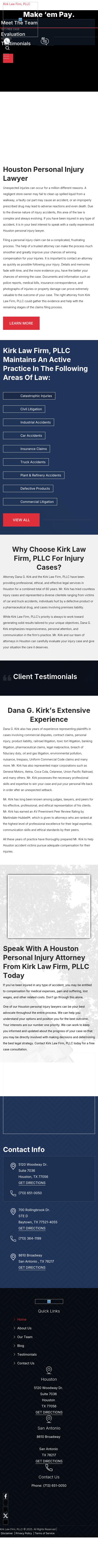 Kirk Law Firm - Baytown TX Lawyers