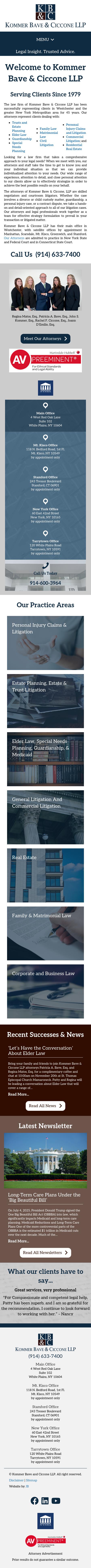 Kommer Bave & Ollman LLP - New York NY Lawyers