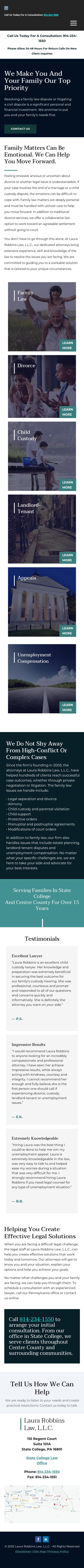 Laura Robbins Law, L.L.C. - State College PA Lawyers