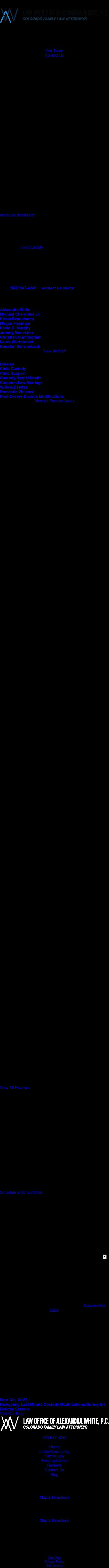 Law Office of Alexandra White, PC - Boulder  CO Lawyers