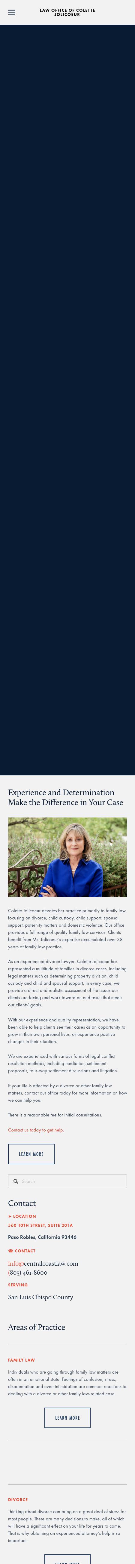 Law Office of Colette Jolicoeur - Atascadero CA Lawyers