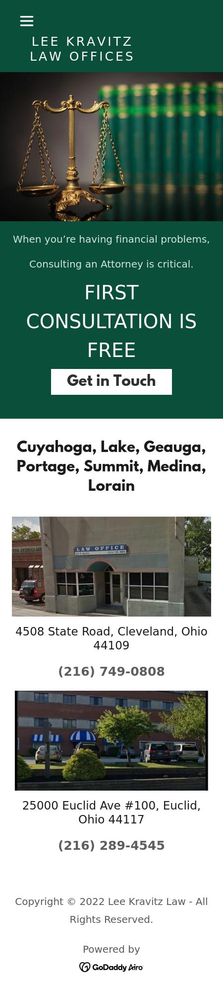 Law Office of Lee R. Kravitz - Cleveland OH Lawyers