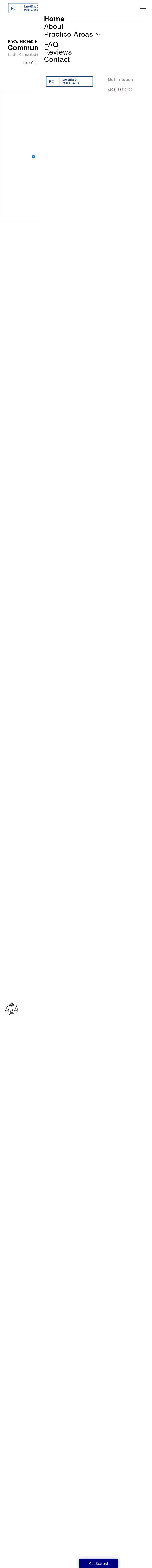 Law Office of Paul Carty - New Haven CT Lawyers